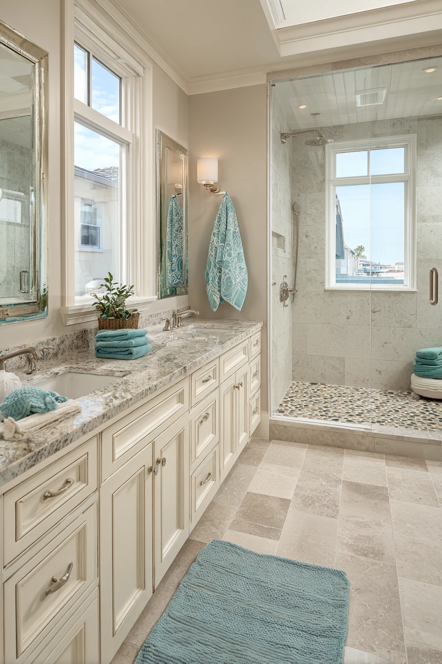 Beach house bathroom 15