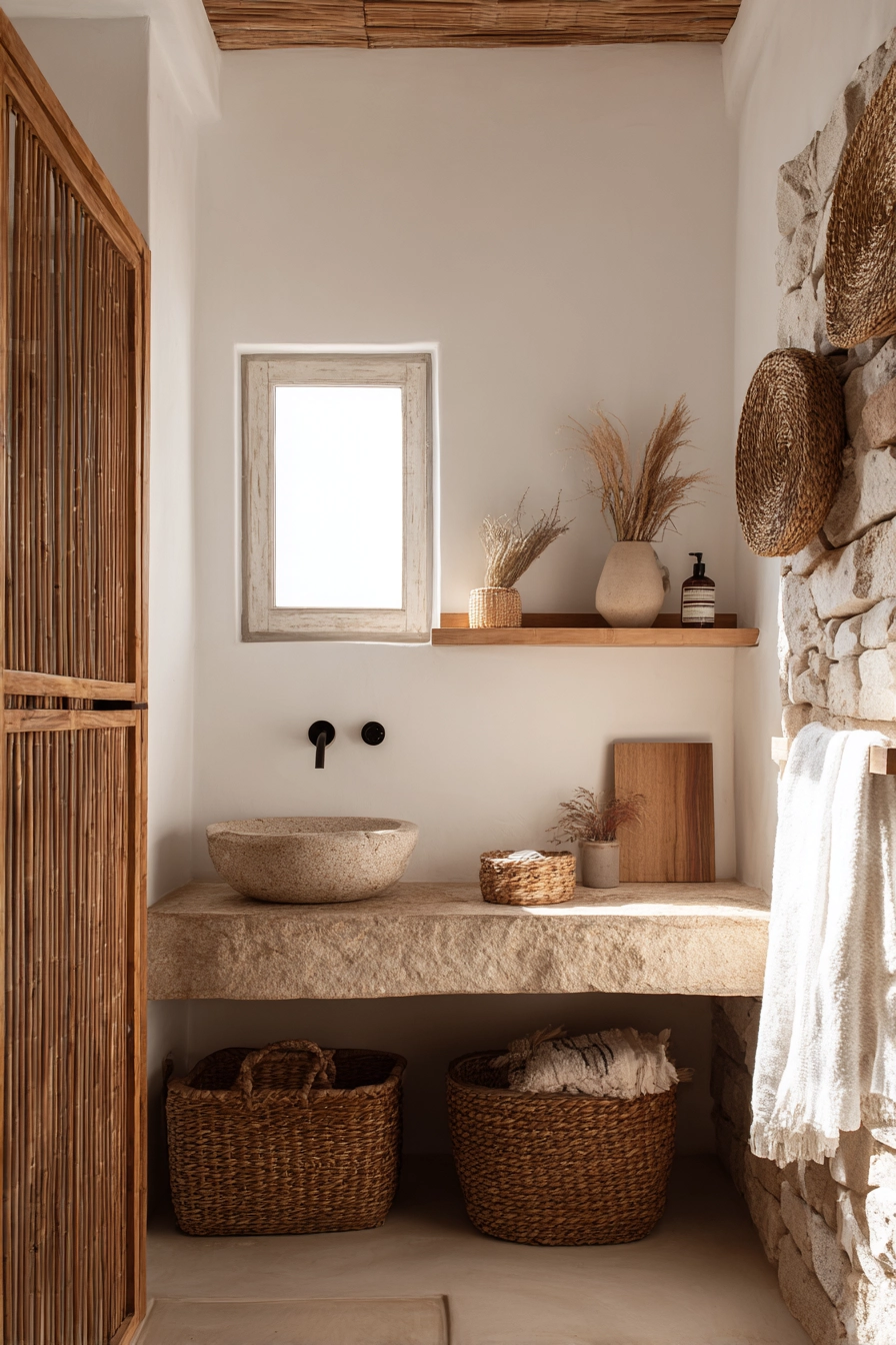 Boho bathroom decor 13