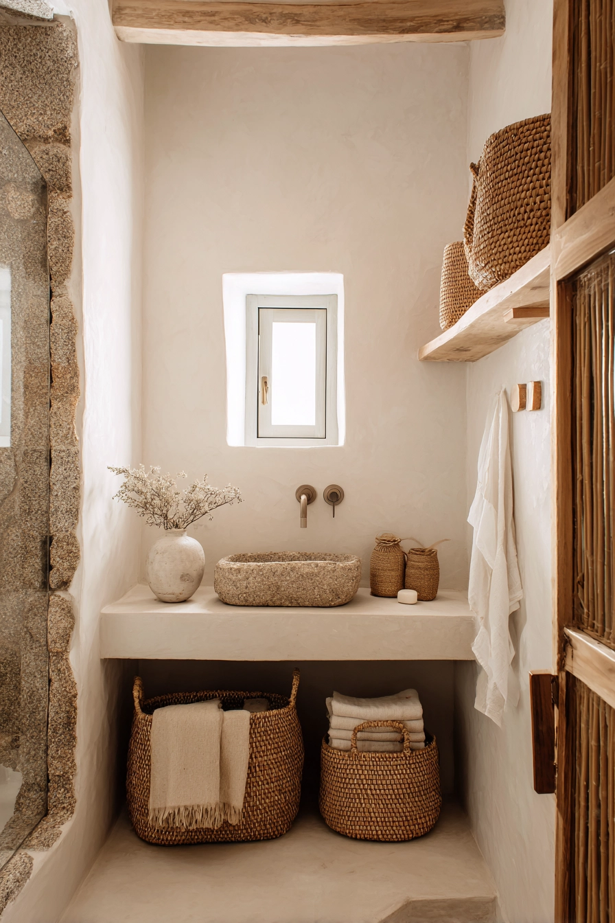 Boho bathroom decor 14