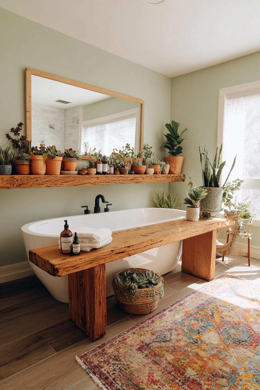 Boho bathroom decor 18
