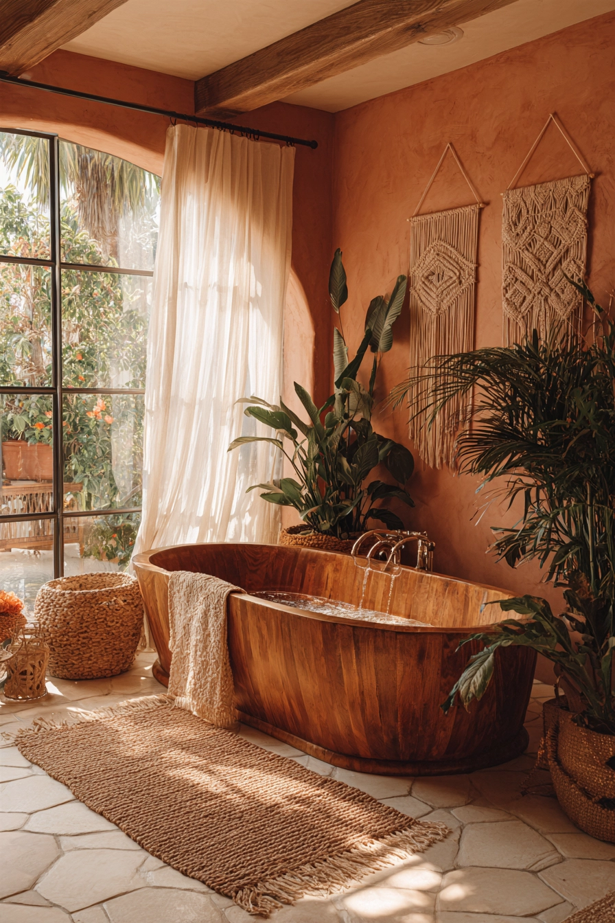 Boho bathroom decor 2