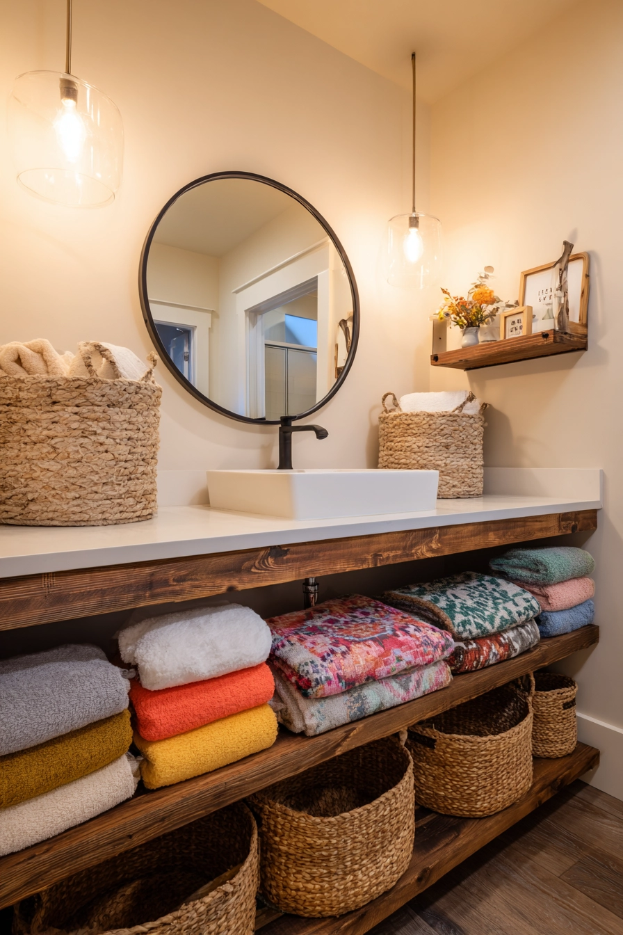 Boho bathroom decor 33