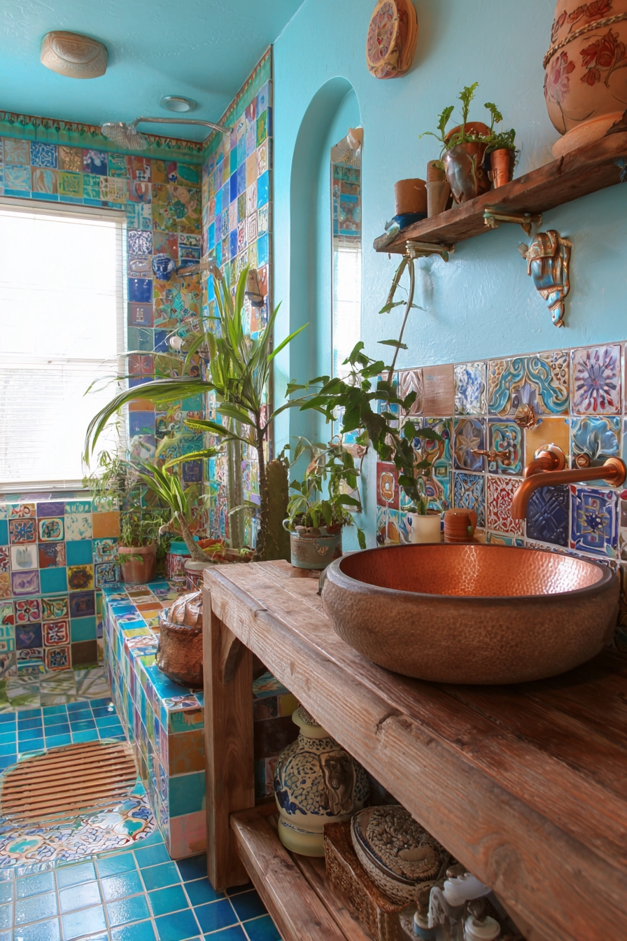 Boho bathroom decor 40