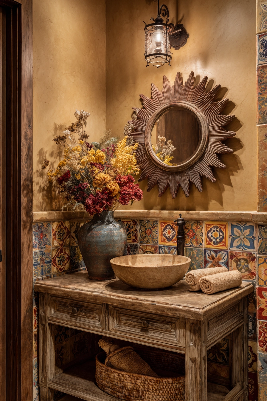 Boho bathroom decor 8