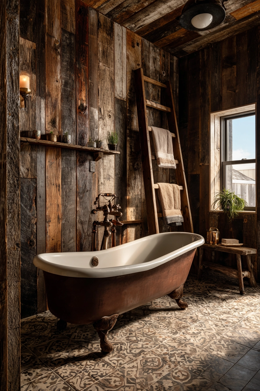Brown bathroom ideas 13