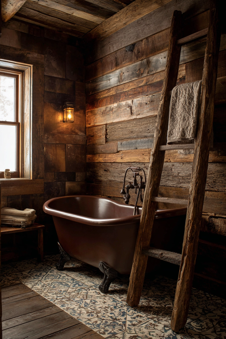 Brown bathroom ideas 15