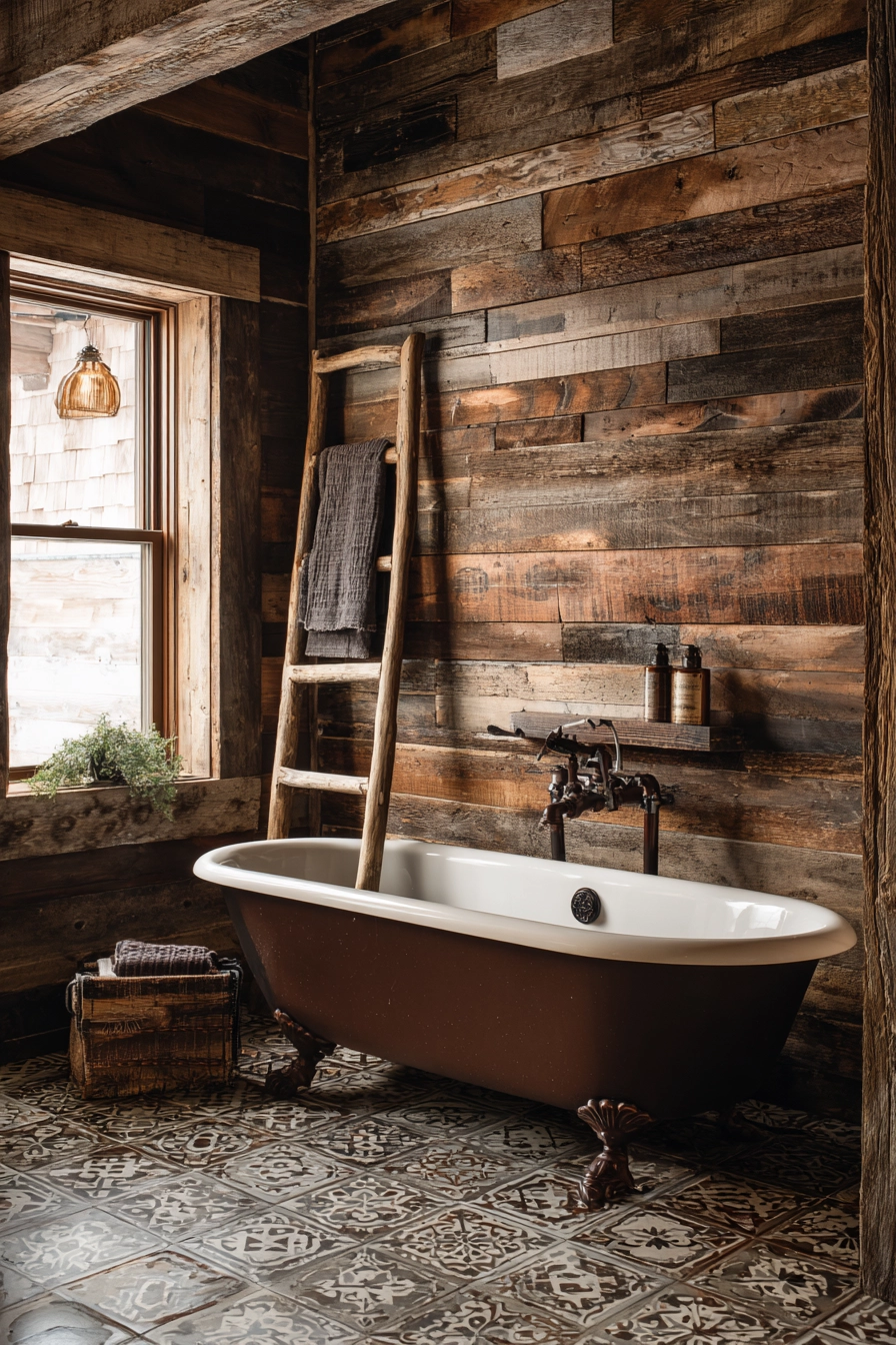 Brown bathroom ideas 16