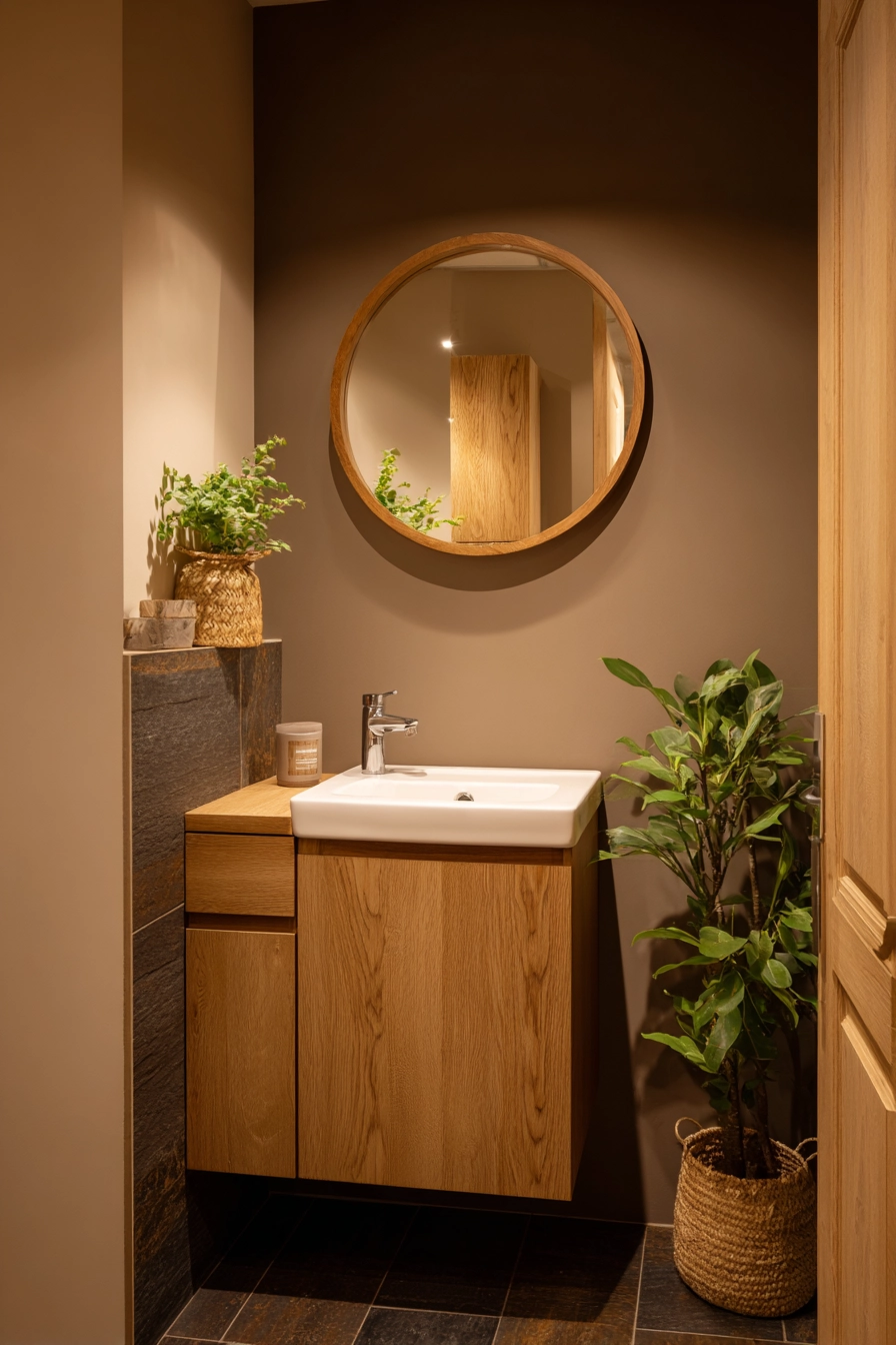 Brown bathroom ideas 21