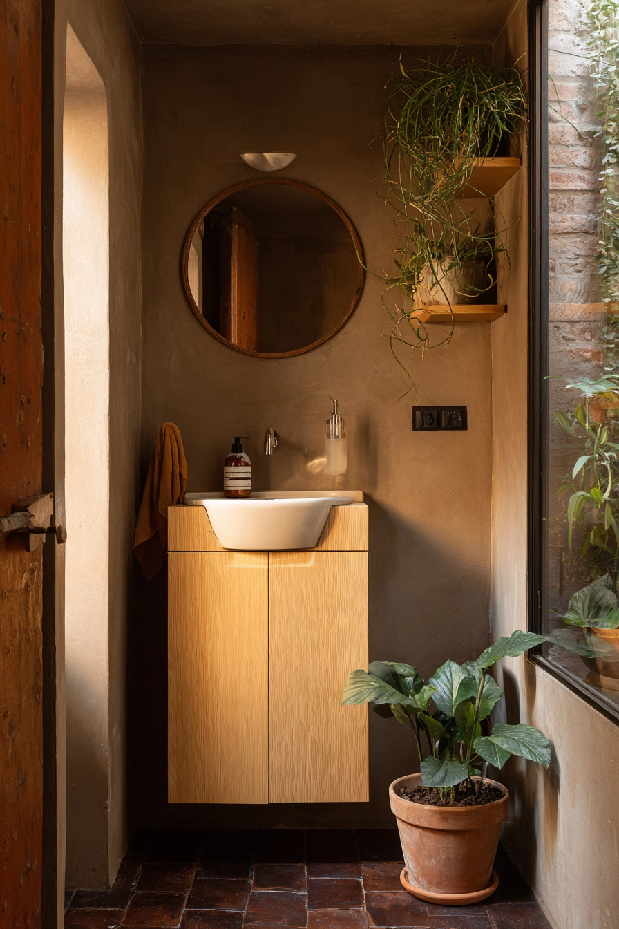 Brown bathroom ideas 22