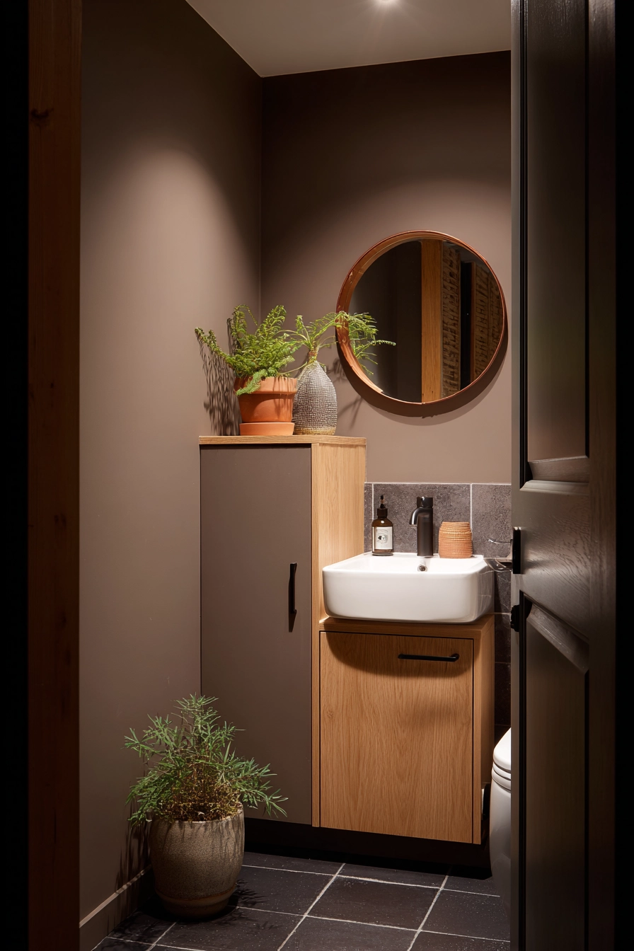 Brown bathroom ideas 24