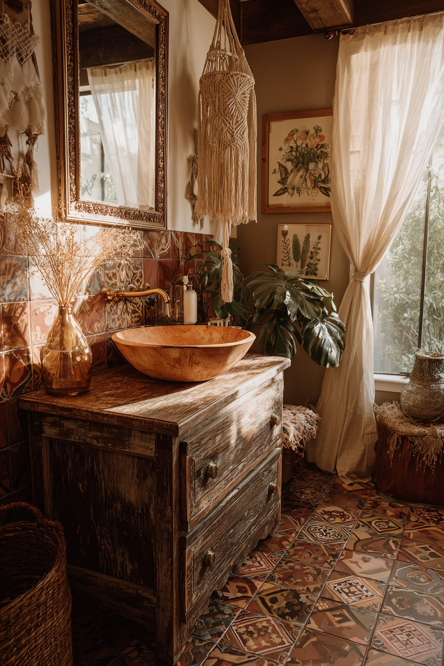 Brown bathroom ideas 36