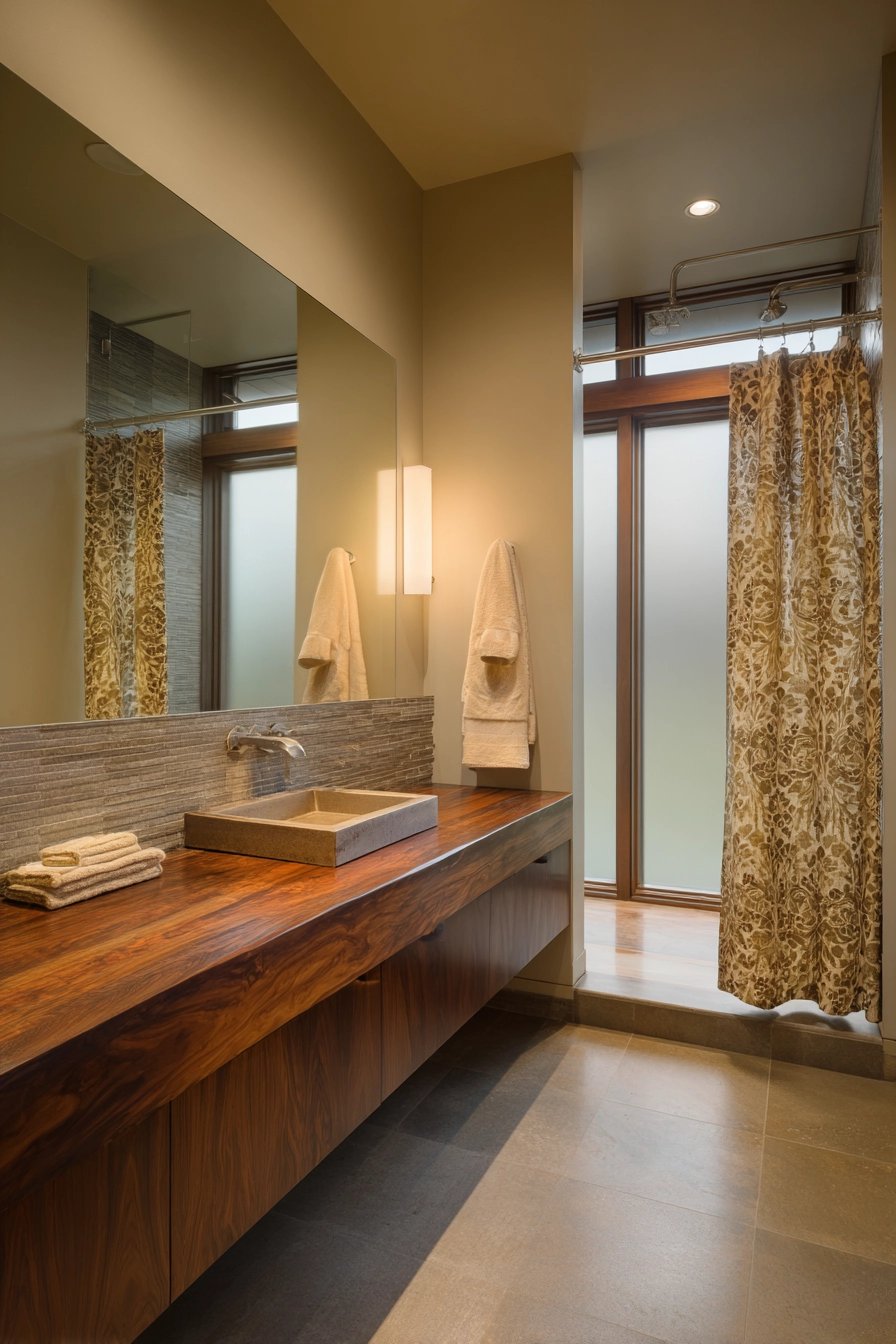 Brown bathroom ideas 6