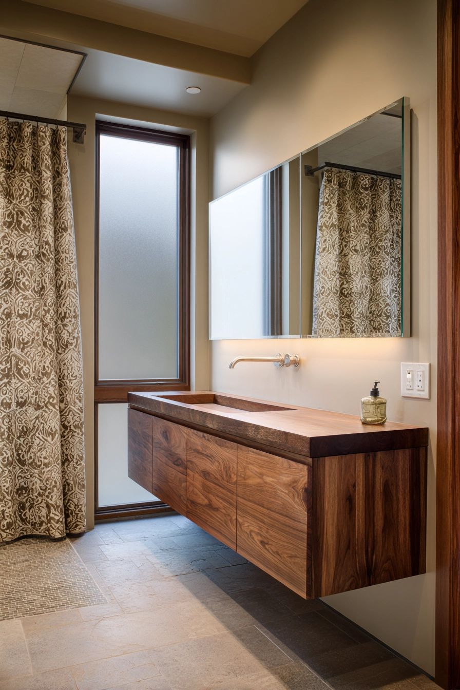 Brown bathroom ideas 8