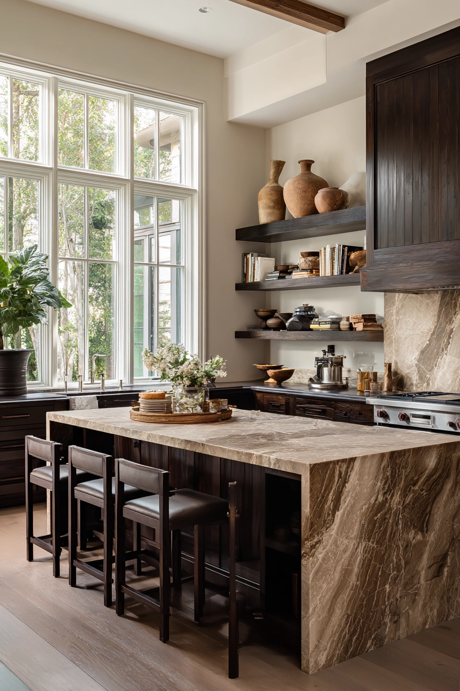 Brown kitchen ideas 10