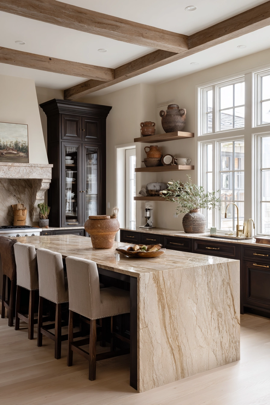 Brown kitchen ideas 11