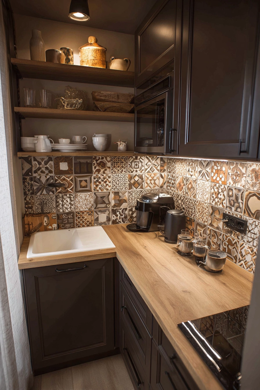 Brown kitchen ideas 17