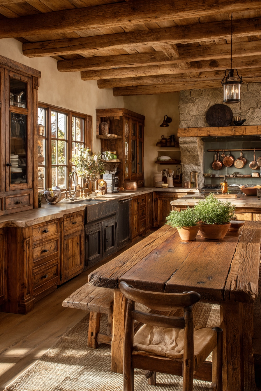 Brown kitchen ideas 26