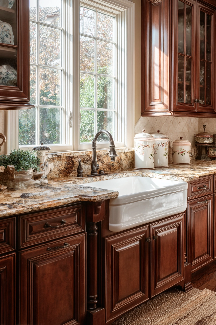 Brown kitchen ideas 37