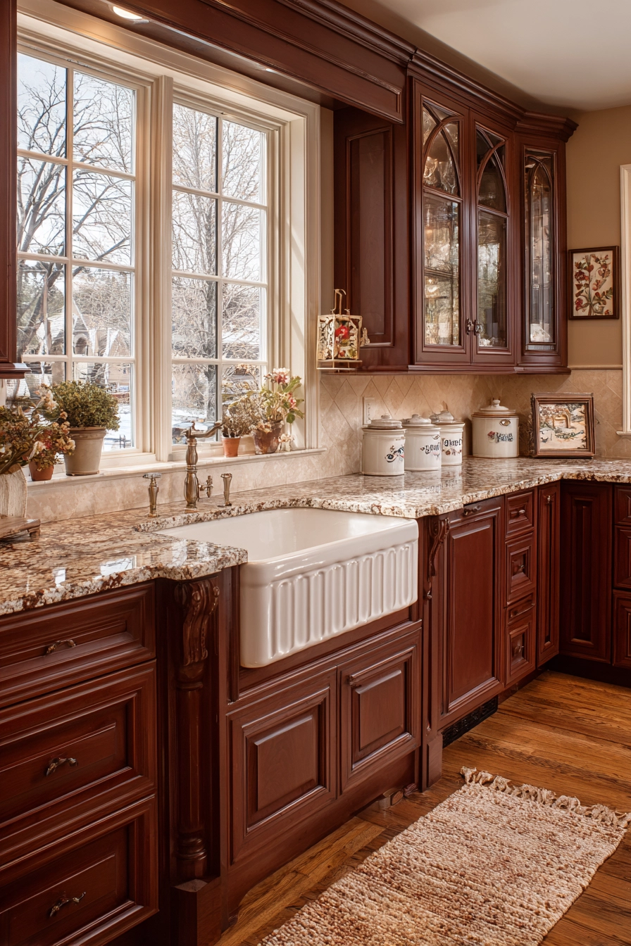 Brown kitchen ideas 38