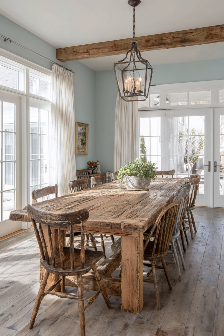 Farmhouse Dining Room: Embracing Rustic Charm and Comfort