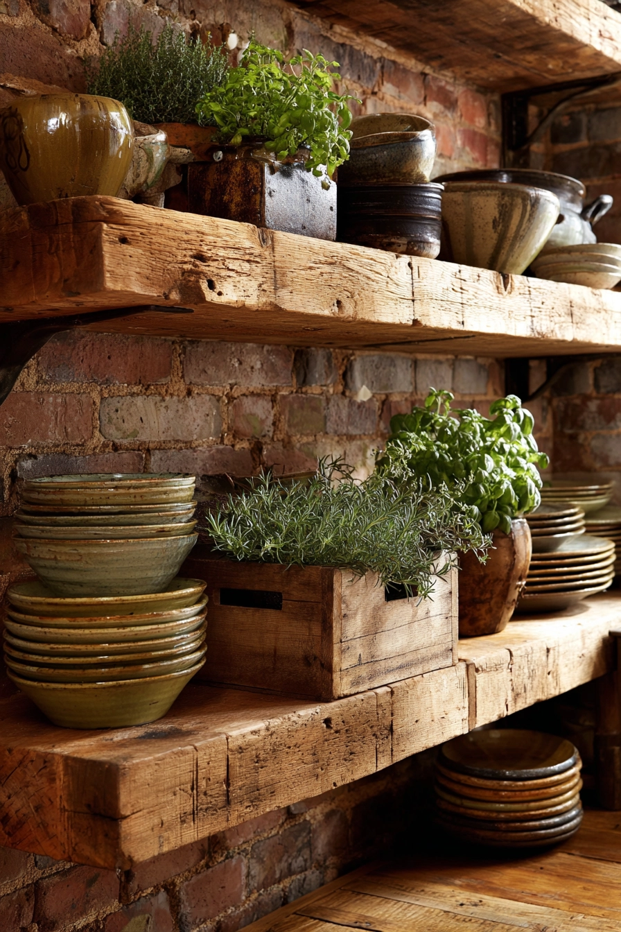 Kitchen shelf design 5