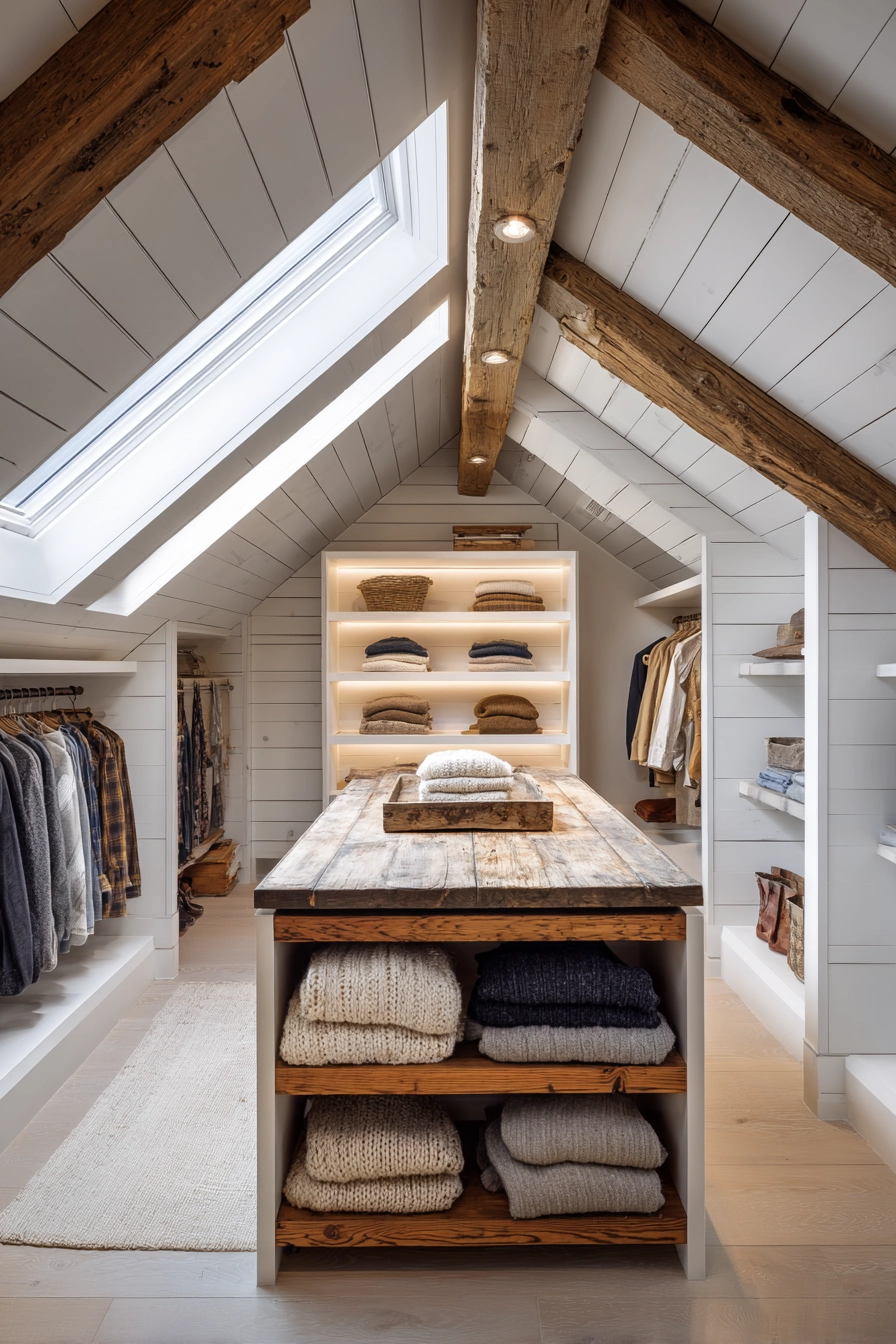 attic walk in closet 2