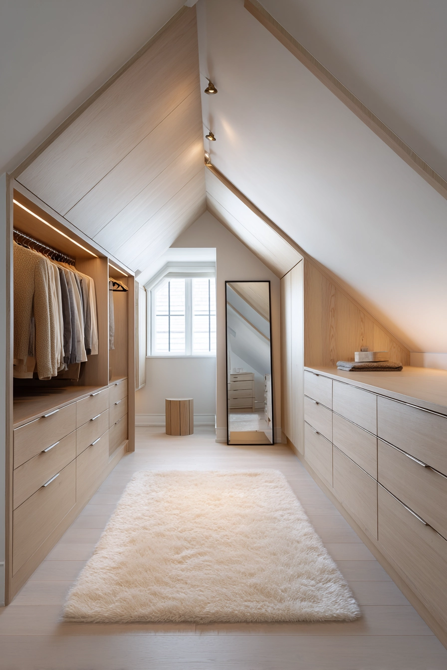attic walk in closet 7