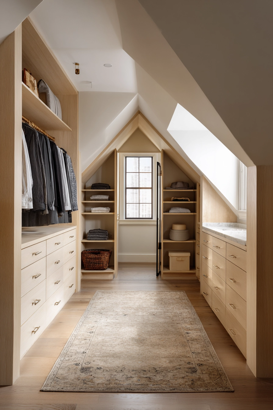 attic walk in closet 8