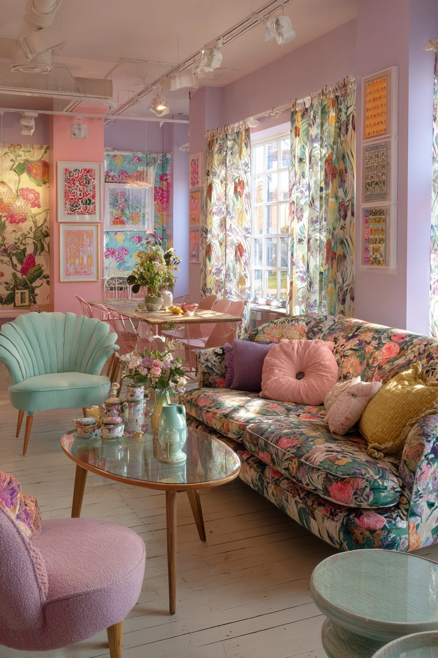 colorful living room ideas 19