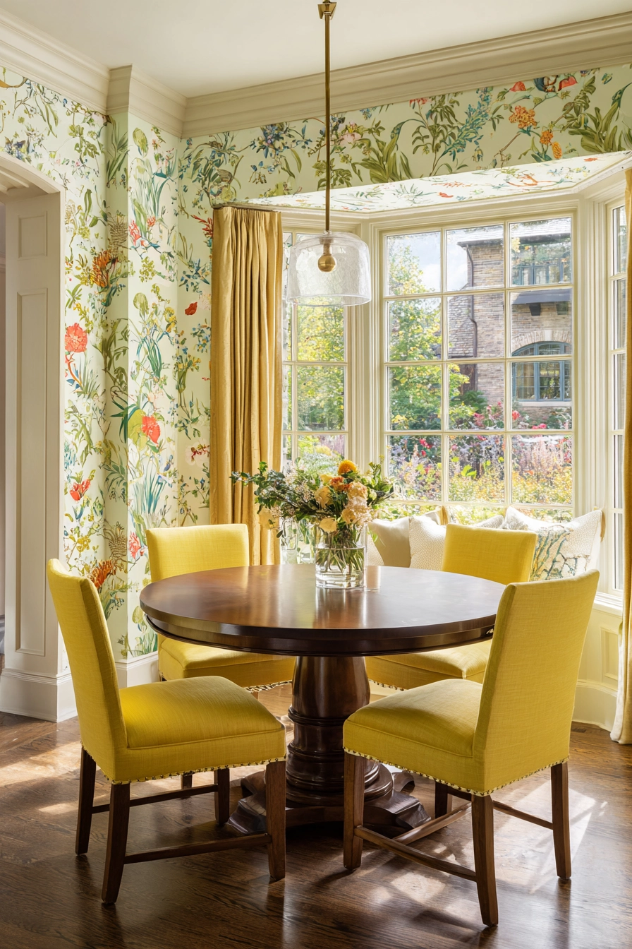 english cottage dining room 17