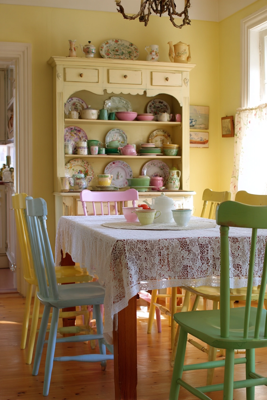 english cottage dining room 28