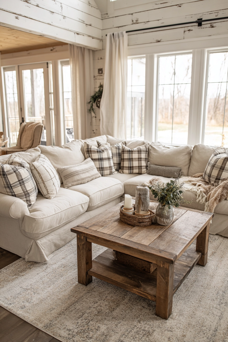 farmhouse living room ideas 2