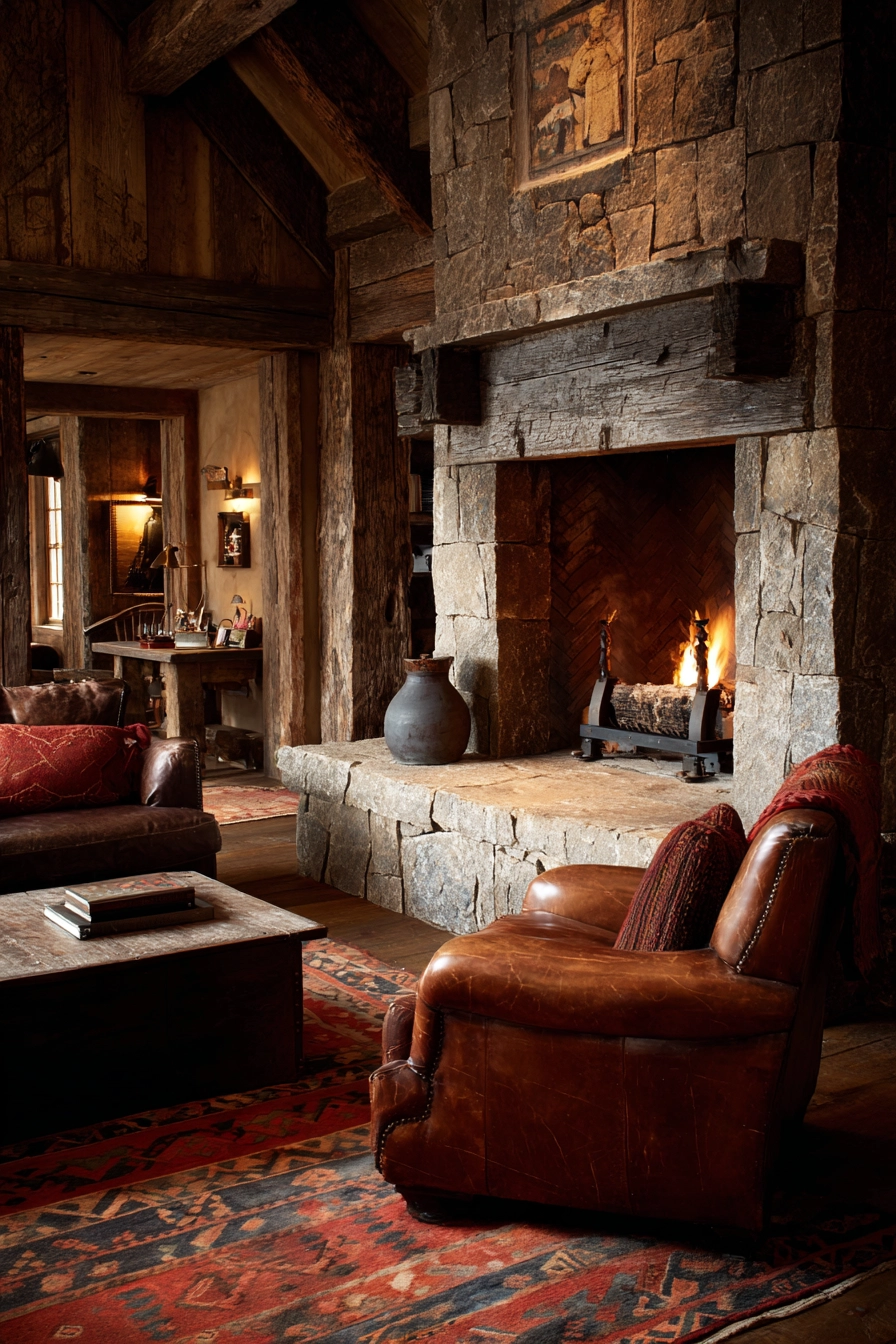 fireplace ideas living room 12