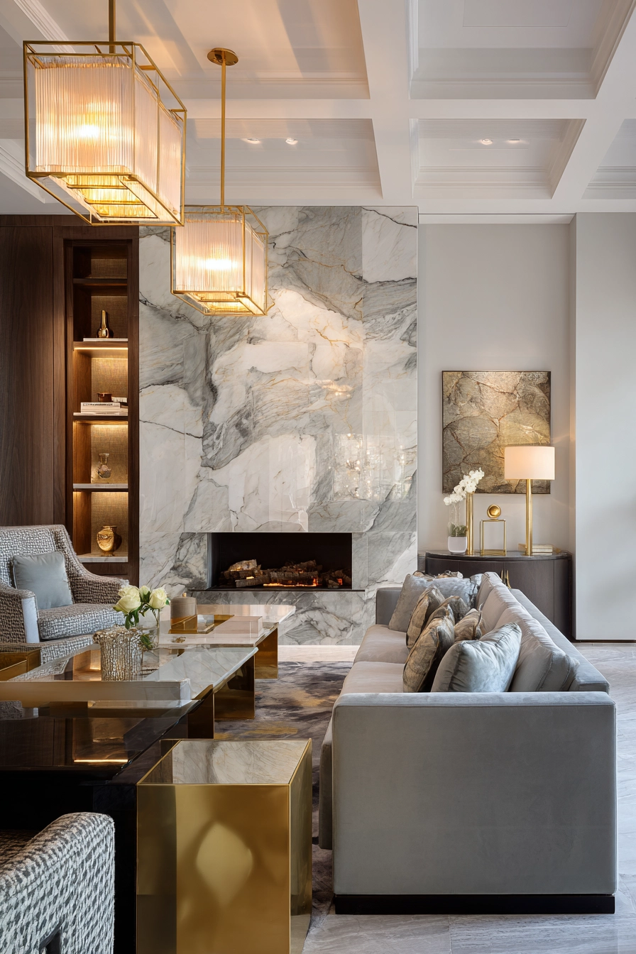 fireplace ideas living room 36