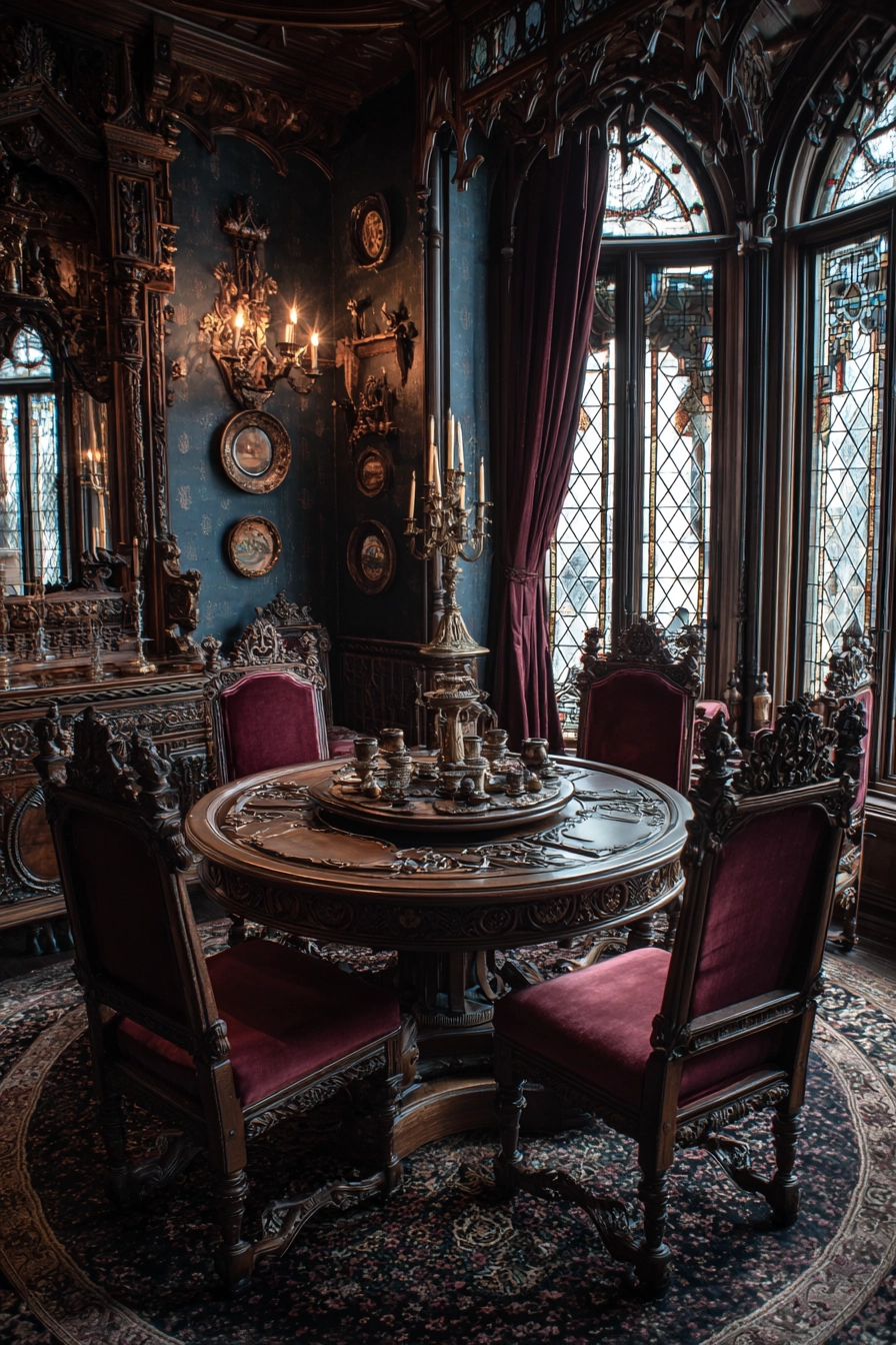 gothic dining room 22