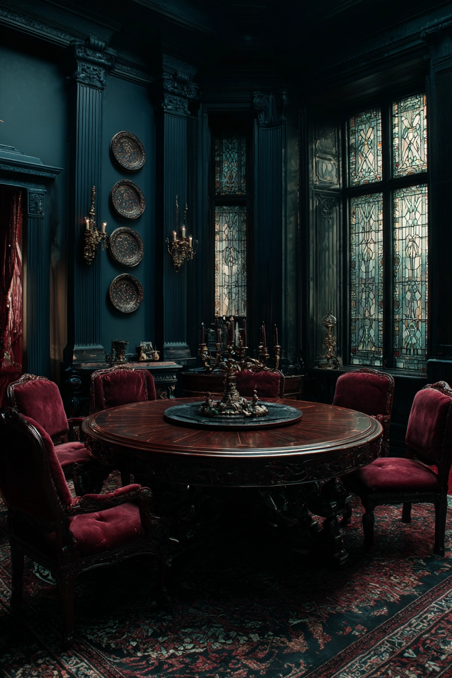 gothic dining room 23