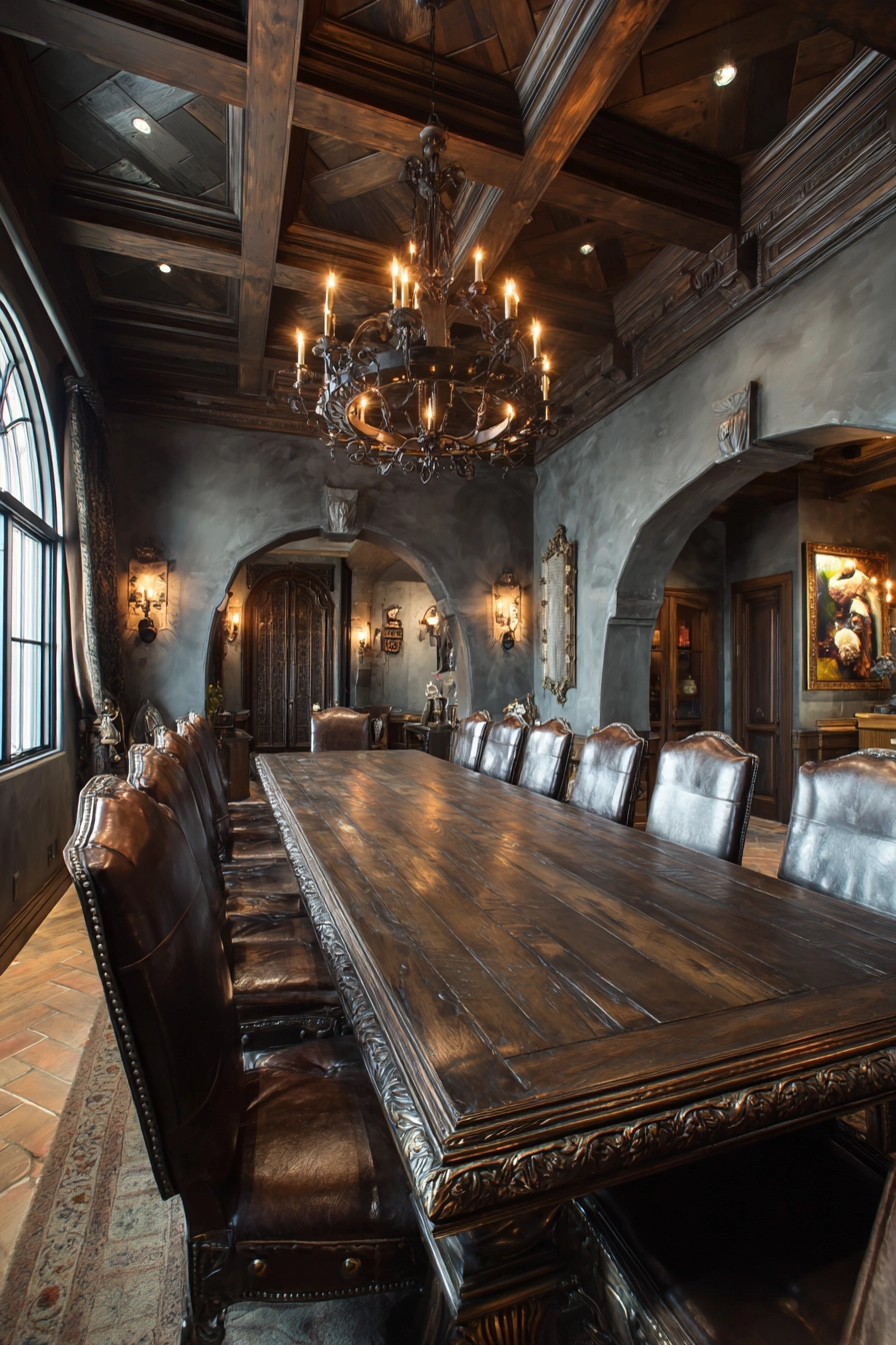 gothic dining room 28
