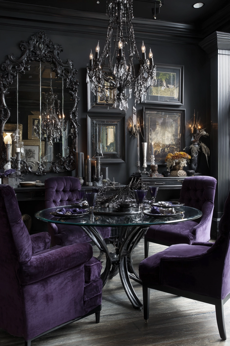 gothic dining room 33