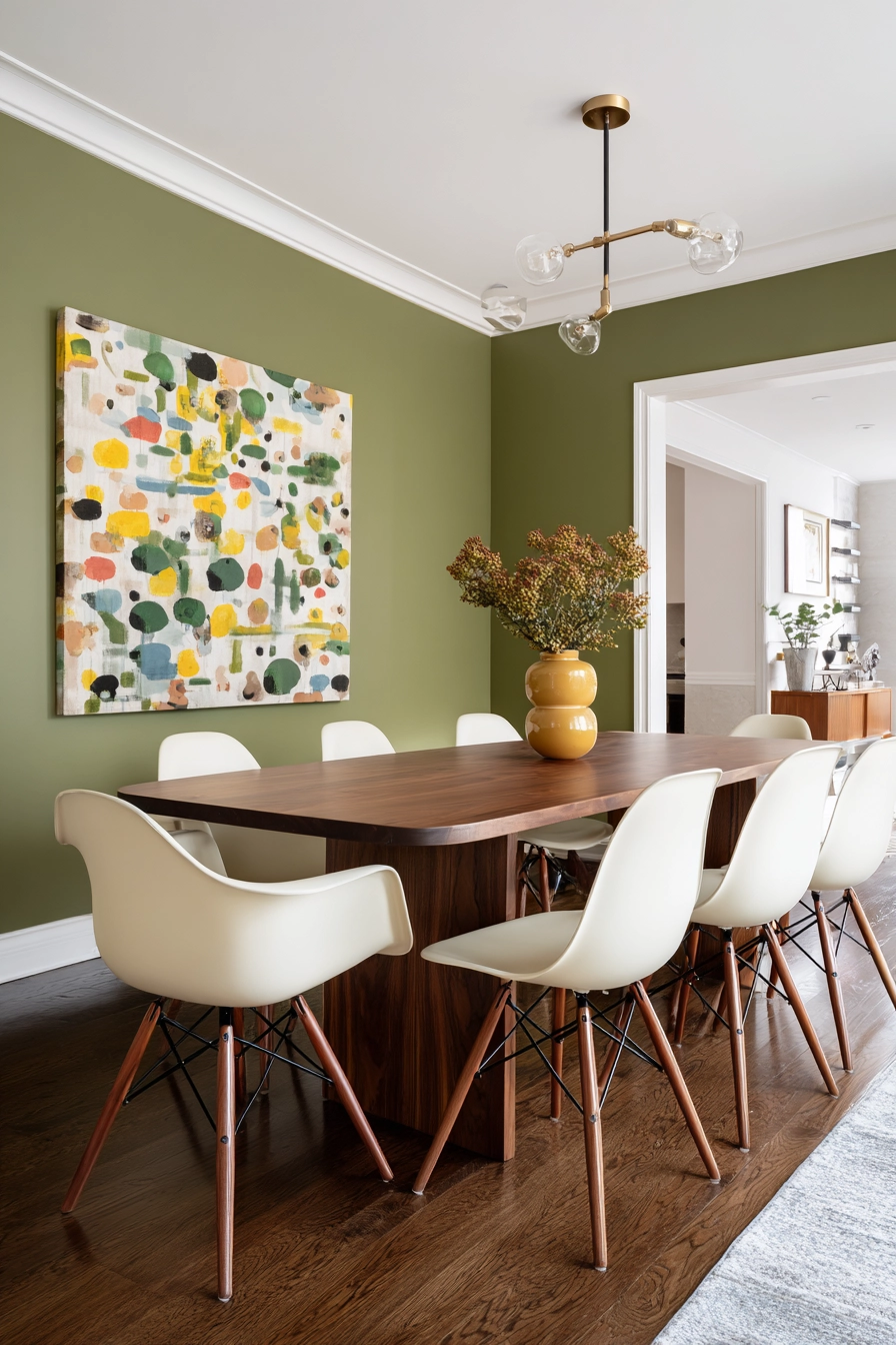 green dining room ideas 35