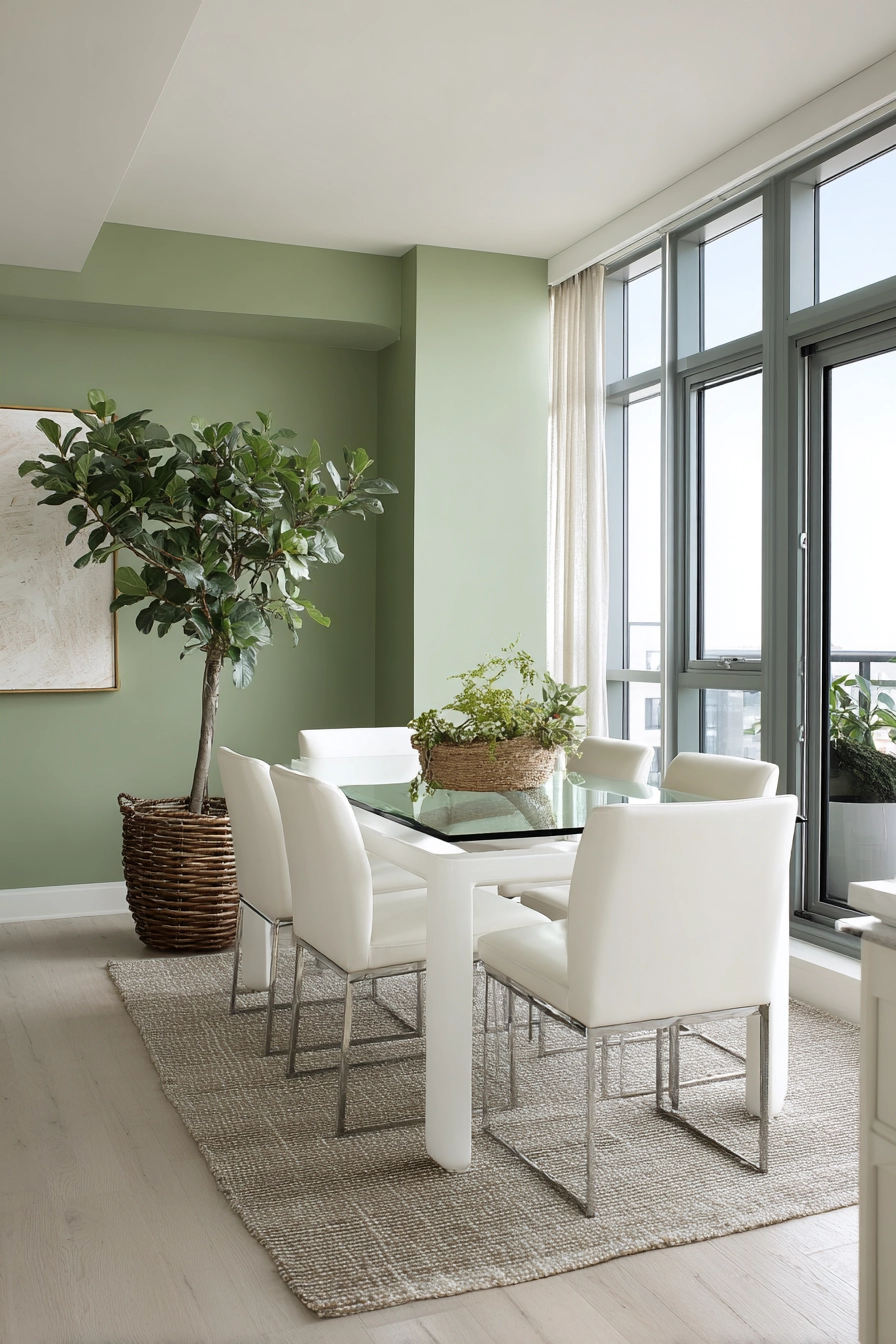 green dining room ideas 5