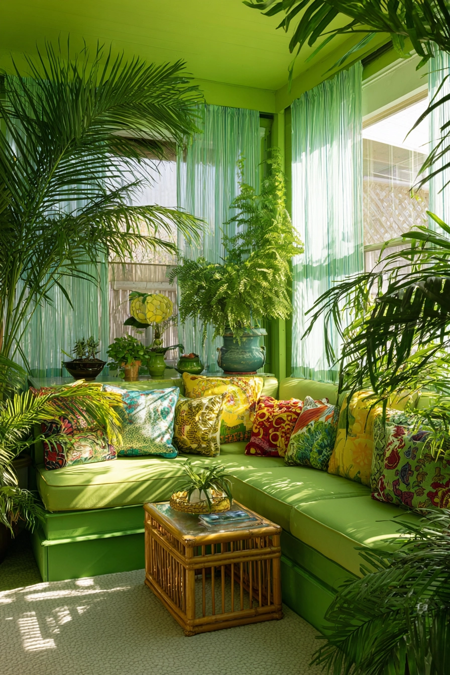 green sunroom 38