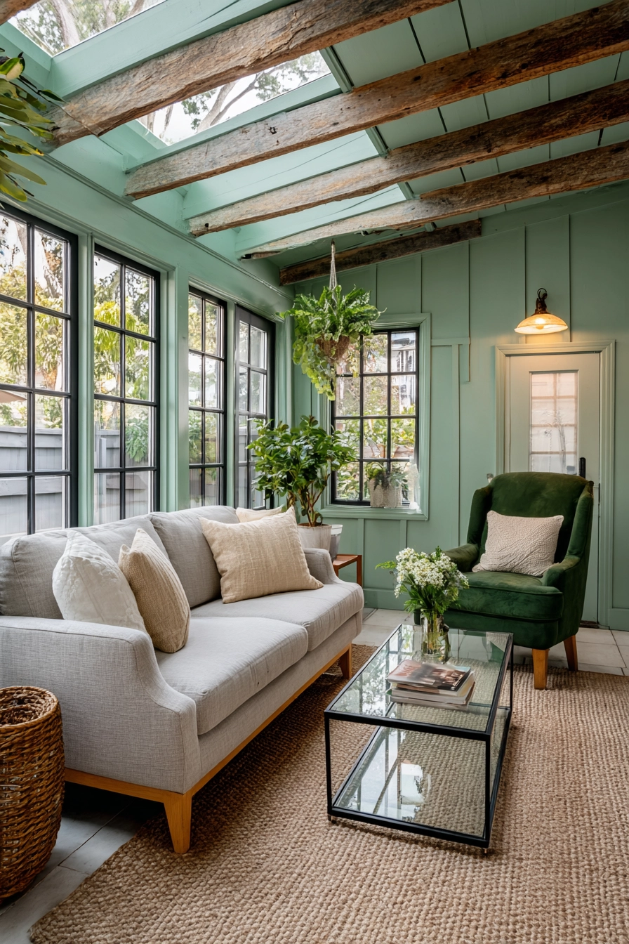 green sunroom 5