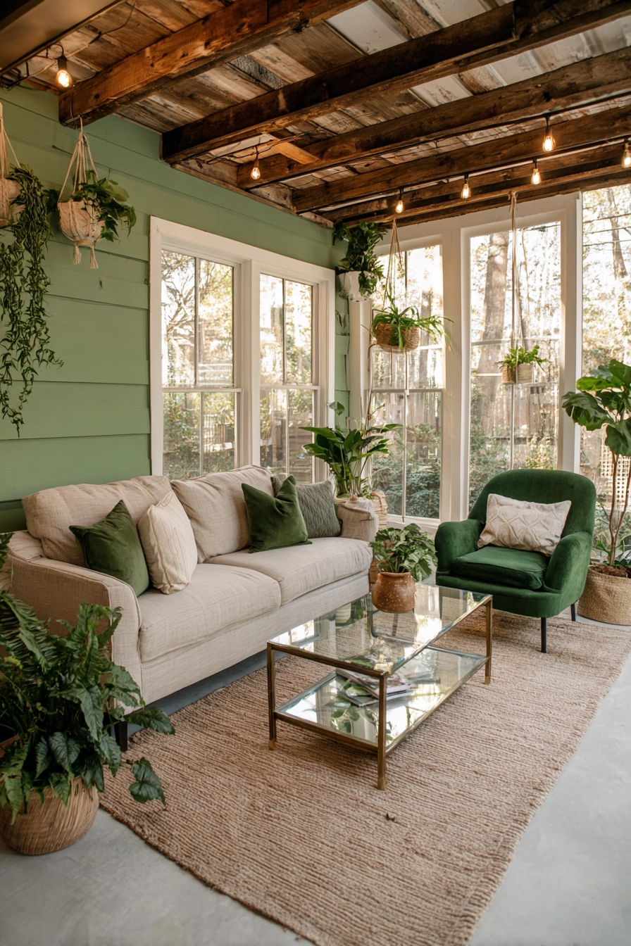 green sunroom 6