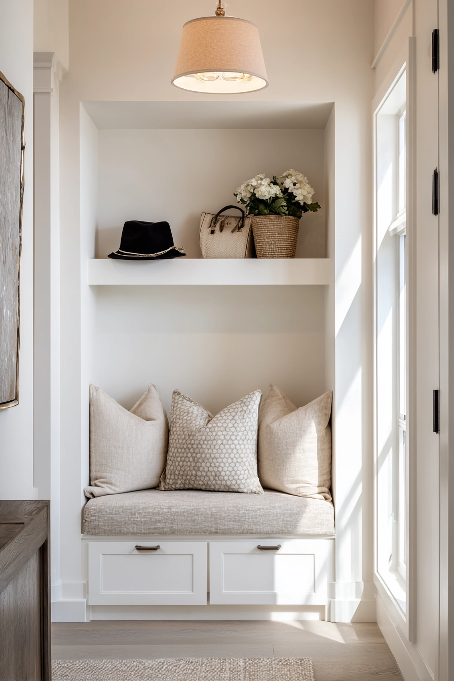 hallway shoe storage 14