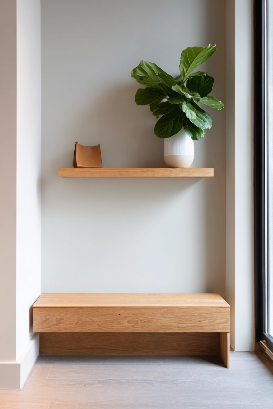 hallway shoe storage 34