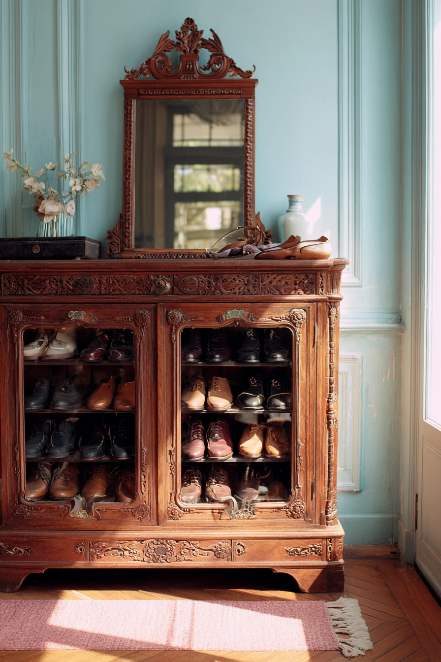 hallway shoe storage 39