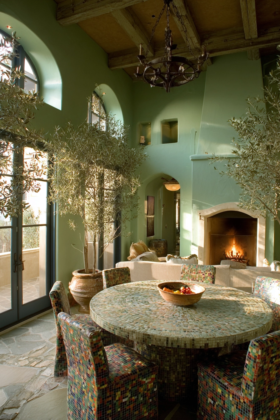 mediterranean dining room 10