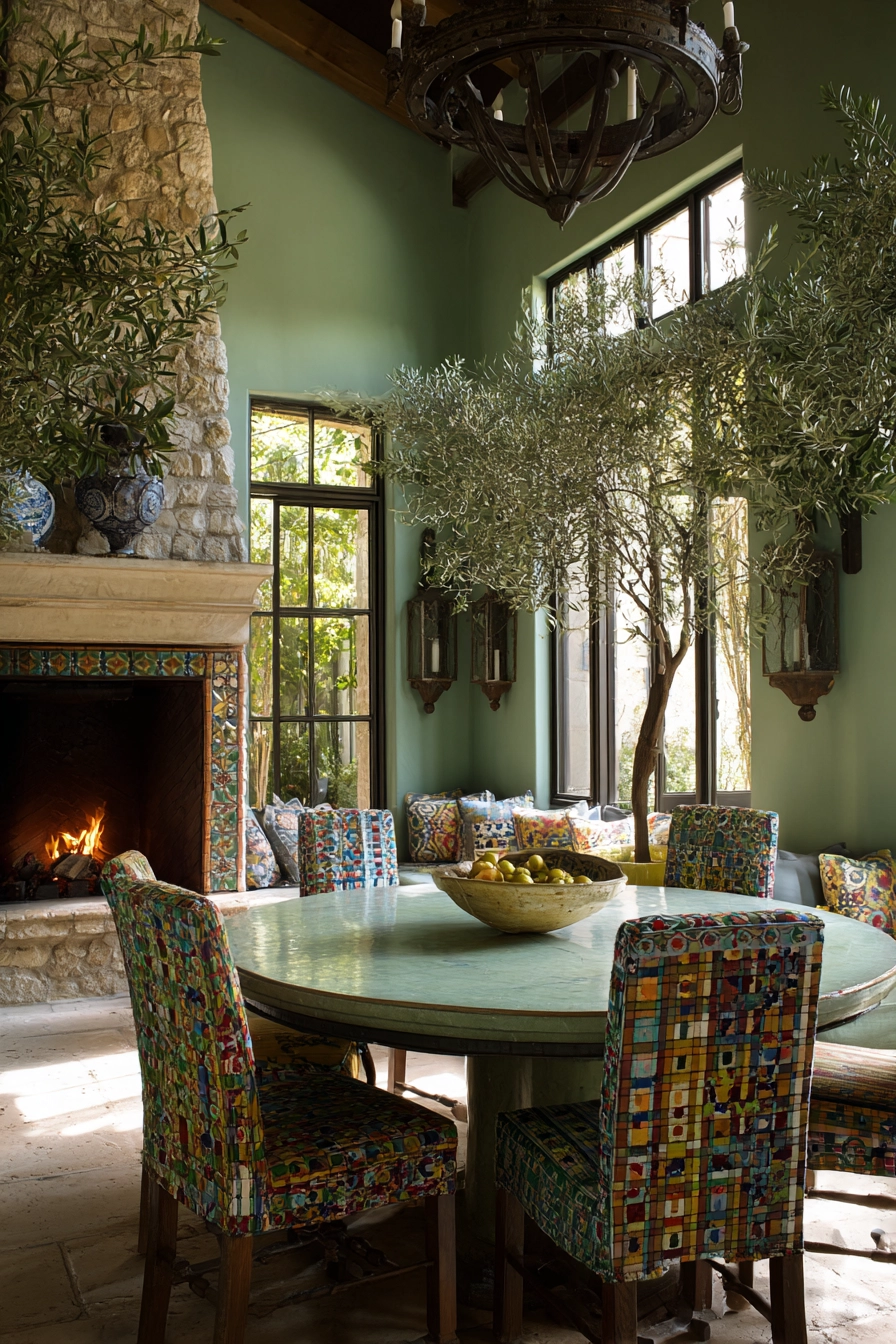 mediterranean dining room 11