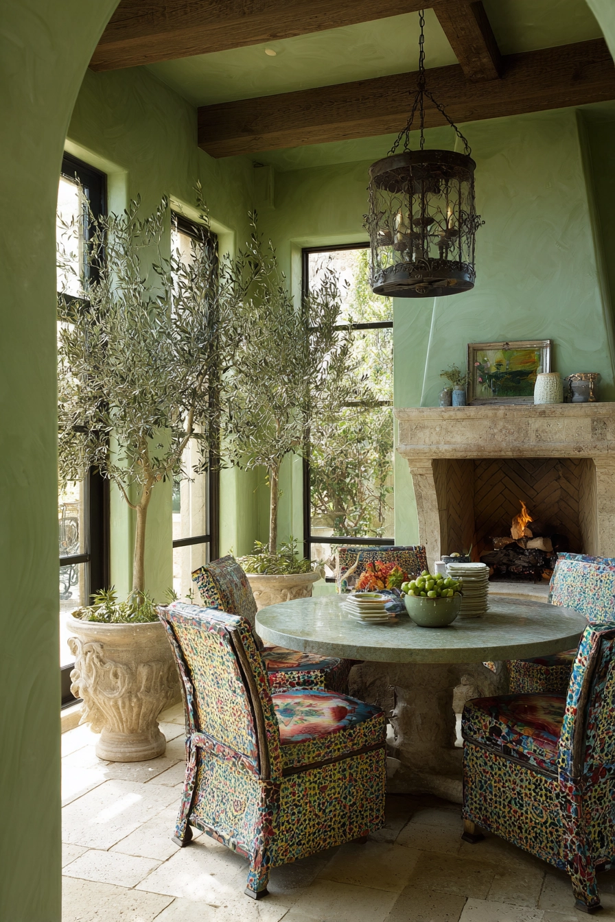 mediterranean dining room 12
