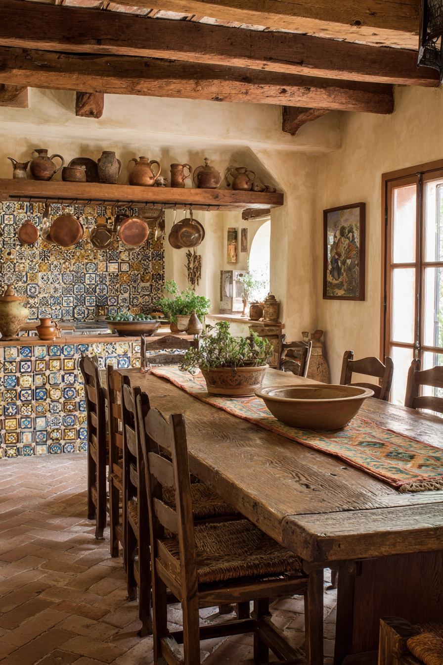 mediterranean dining room 17